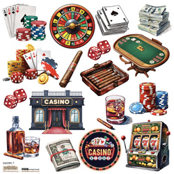 Stickers paper - ScrapLove - Casino 1