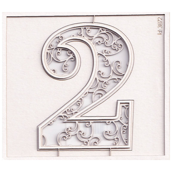 Monograce 2  - 7cm  - Scrapiniec