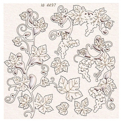 Chipboard - Grapevine - grapes and leaves
