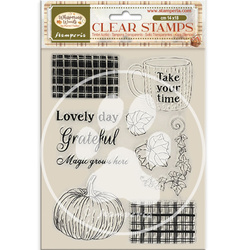Transparent stamp - Whispering Woods - pumpkins - Stamperia