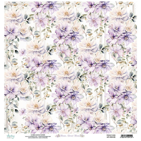 30x30 scrapbooking paper - Mintay - Home, Sweet Home 05