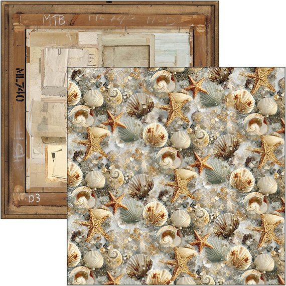 Set of scrapbooking papers 30x30cm - Paper Pad - Ciao Bella - Winter Season