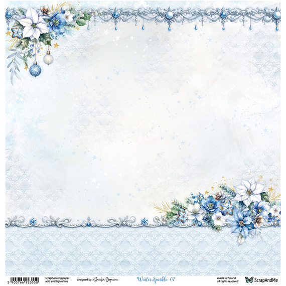 Scrapbooking paper 30x30 - ScrapAndMe - Oh, Baby  11/12