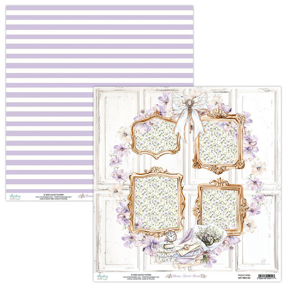 30x30 scrapbooking paper - Mintay - Home, Sweet Home 04