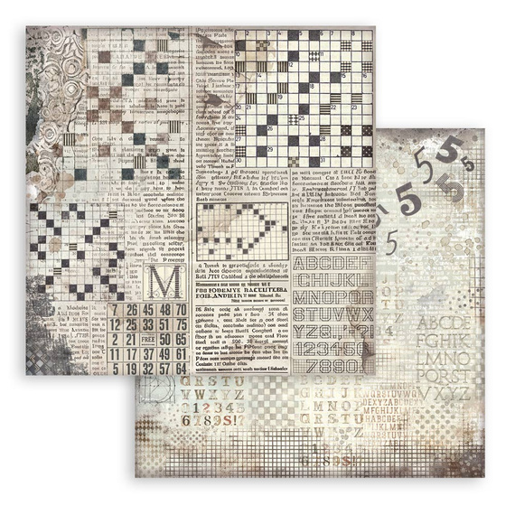 Scrapbooking Craft Papier Set 20x20 - Stamperia -  Furry Friends