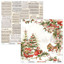 Scrapbooking paper 30x30 - Mintay - Holly Jolly 03