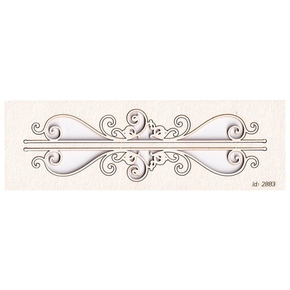 Chipboard Ornamental borders 06 - Park Avenue