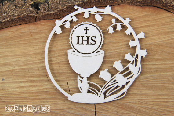 Chipboard - Lilly of the valley - set of 16 frames - Scrapiniec