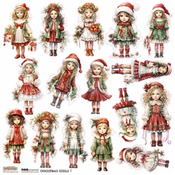 Stickers paper - ScrapLove - Christmas Girls 1
