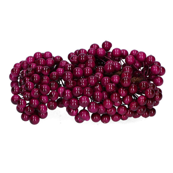 burgundy and purple berries of mountain ash