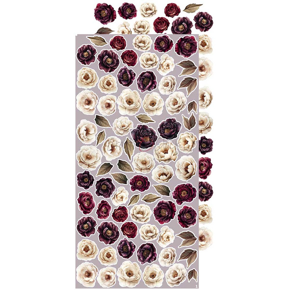  Scrapbooking accessories set - Craft o'clock - Plum & Caramel - Flowers & More