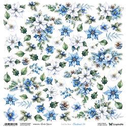 Scrapbooking Paper - ScrapAndMe -Christmas 24 - Die-Cut Sheet - 30x30 cm