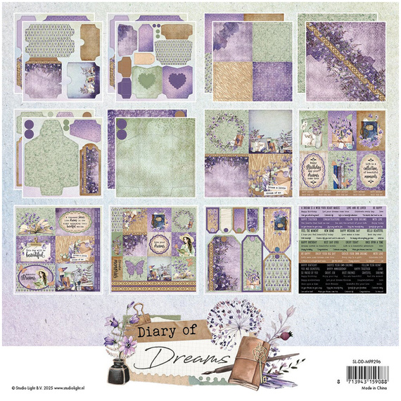 Scrapbooking Craft Papier Set for scrapbooking 20x20 - StudioLight - Love of my life