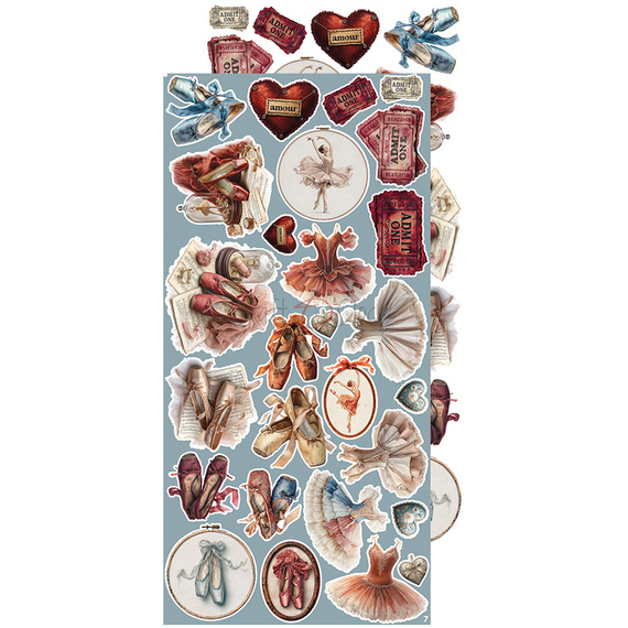 Time scrapbooking accessories set - Craft o'clock - Timeless Grace - MI