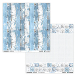 Scrapbooking paper 30x30 cm - ScrapAndMe - Winter Sparkle  11/12