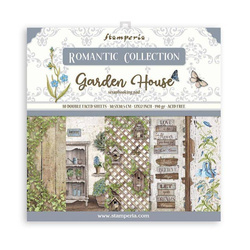 Scrapbooking Craft Papier Set for scrapbooking 30x30 - Stamperia - Romantic Garden House
