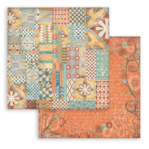 Set of scrapbooking papers 30x30 - Furry Friends backgrounds - Stamperia