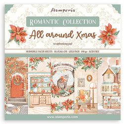 Scrapbooking Craft Papier Set for scrapbooking 30x30 - Stamperia - All Around Christmas