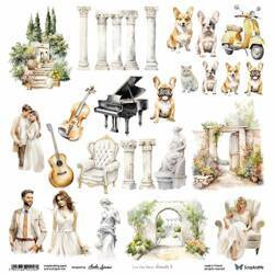 Scrapbooking paper 30x30 - ScrapAndMe - Elements 3 - cut-out sheet