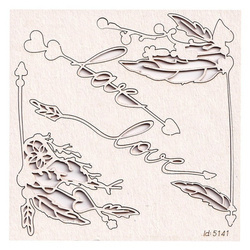 Chipboard - Small Arrows 02 - Boho Love