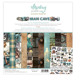 Set of scrapbooking papers 30x30 - Mintay - Man Cave