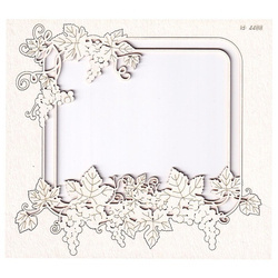 Chipboard - Grapevine - rectangle frame 02