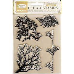 Transparent stamp - Herbarium Silvae trees - Stamperia