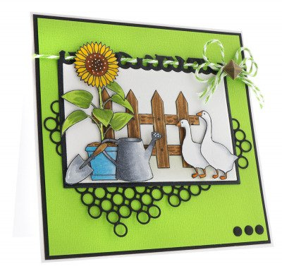 Stamp - StudioLight - Favourites No. 424 farm cow pig tractor