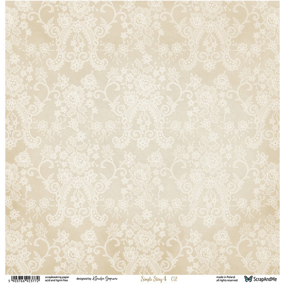 Scrapbooking paper 30x30 - ScrapAndMe - Simple Story 4 01/02