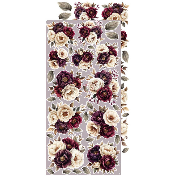 Time scrapbooking accessories set - Craft o'clock - Plum & Caramel - MIX