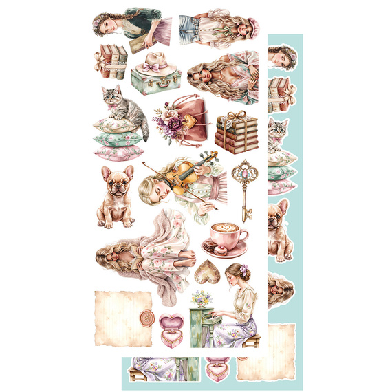 Set of 15x30 scrapbooking papers - Alchemy of Art - Dreamy Dreams