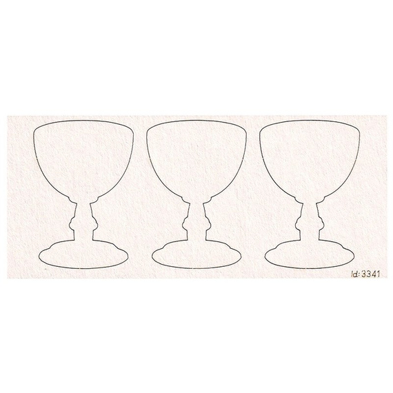 Chipboard Chalice - Innocence simple (3 pcs) 