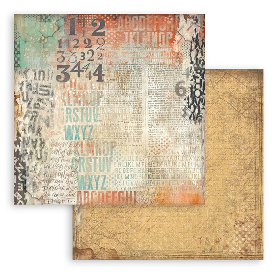 Set of scrapbooking papers 30x30 - Furry Friends backgrounds - Stamperia