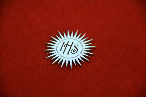 Chipboard Host - star- First Communion - (9 pcs) - 4,2 cm 