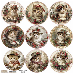 Stickers paper - ScrapLove - Medallion Cat 2