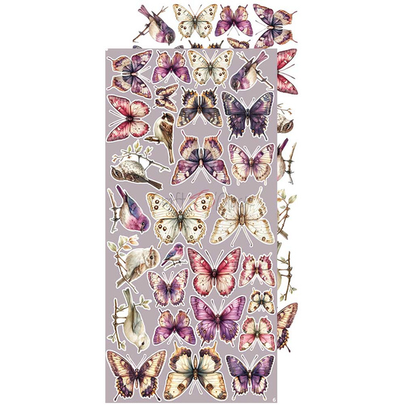 Time scrapbooking accessories set - Craft o'clock - Plum & Caramel - MIX