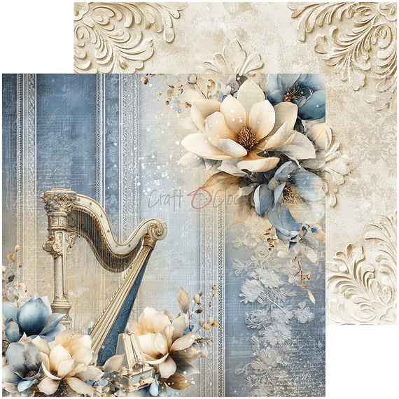 Set of scrapbooking papers 15x15 - Craft o'clock -  Melody of My Soul