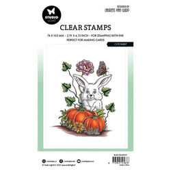 Transparent stamp - StudioLight - Cute Rabbit rabbit with pumpkins