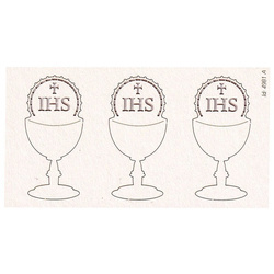 Chipboard - Chalice with host 03 - Tatting Communion - 3 pcs