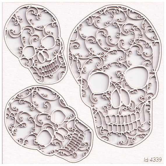 Chipboard - Monograce - skulls