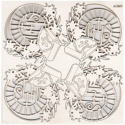 Chipboard Die Cut - Rosary decoration 4 pcs - First Holy Communion 2024 - Scrapiniec