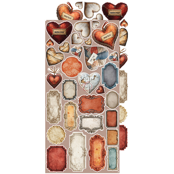 Time scrapbooking accessories set - Craft o'clock - Timeless Grace - MI