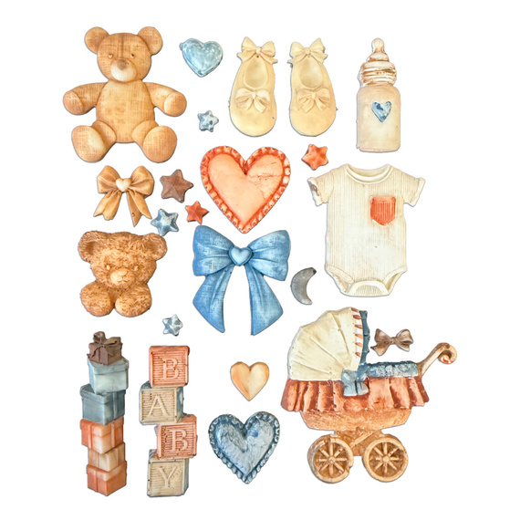 Silicone mold -  Baby accesories - Stamperia