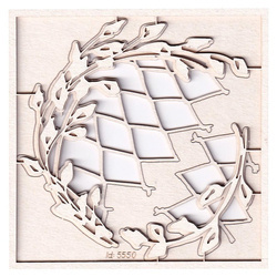 Chipboard plant decor - 2-layers- Savage by Nature