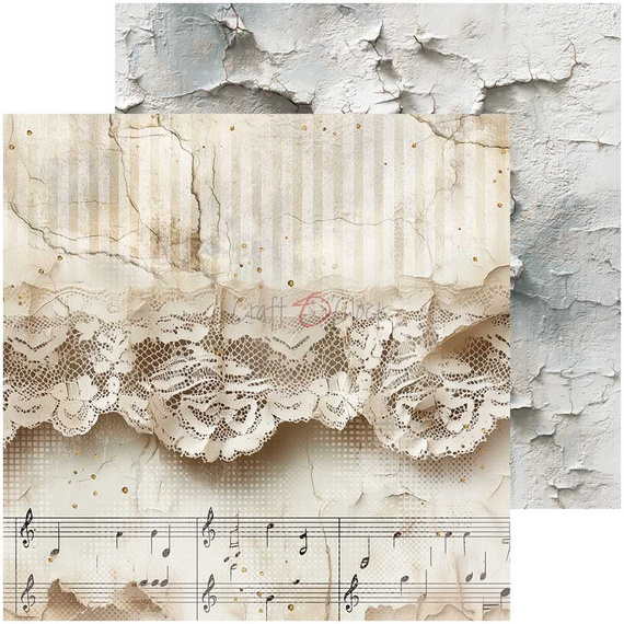 Set of scrapbooking papers 20x20 - Craft o'clock - Timeless Grace mix
