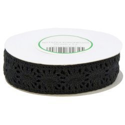 Cotton lace black 20 mm x 4,55 m