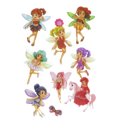 Stickers 3D foil - Fairies