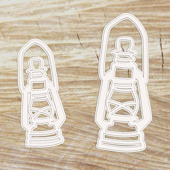 Chipboard Die Cut Christmas by the fire - 3D lanterns 03 - lanterns 03 3D - Scrapiniec