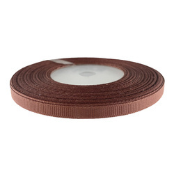 Tasiemka rypsowa 10mm srebrna 5m