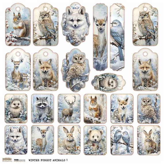 Stickers paper - ScrapLove - Winter Forest Animals 1 - Winter Forest Animals 1